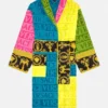Multicolor Versace Bath Robe For Unisex