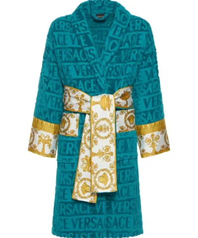 Multiple Styles Versace Blue Robe For Unisex