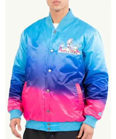 NFL Super Bowl LX Satin Varsity Jacket