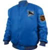 NHL San Jose Sharks Blue Starter With Button Jacket