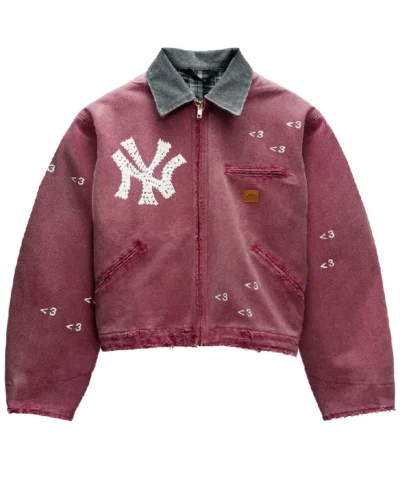 NY FADED CRIMSON WORK JACKET