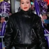 NYC Rita Ora Black Leather Jacket