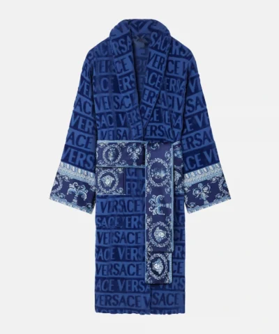 Navy Versace Robe