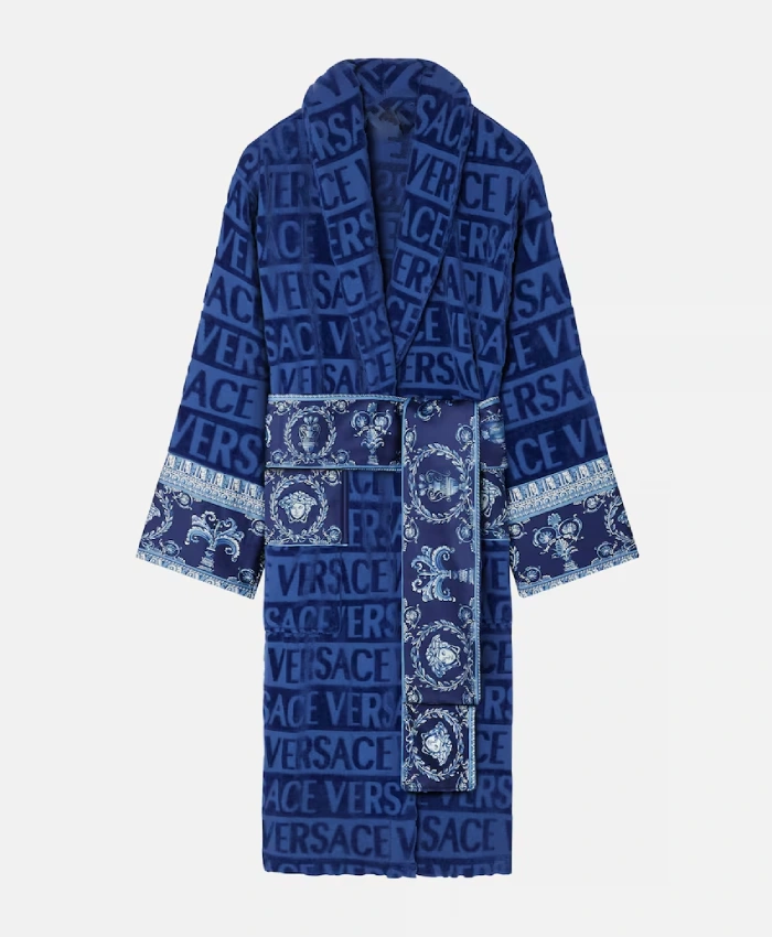 Navy Versace Robe