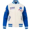 New England Patriots Classics Rib Retro Varsity Jacket
