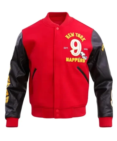 New York Nappers Peanuts Snoopy Varsity Jacket
