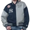 New York Yankees Offside Navy and Gray Jacket