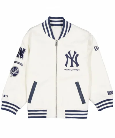 New York or Nowhere White Youth Jacket