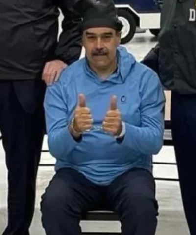 Nicolas Maduro Blue Hoodie