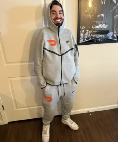 Nike Tech Fleece Tracksuit with DoorDash logo
