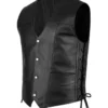 The Walking Dead Norman Reedus Black Leather Vest - 2