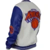 New york Knicks Cream And Royal Jacket