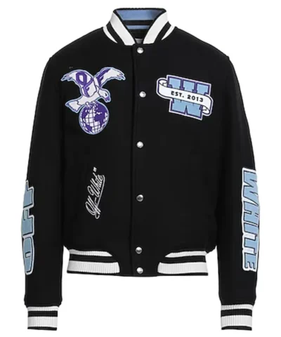 OFF-White Eagle Varsity Jacket