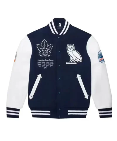 OVO x Toronto Maple Leafs Varsity Jacket