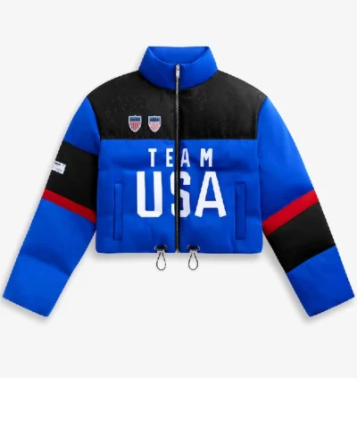 Off Season x Team USA Cropped Puffer Jacket