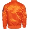 New York Knicks Orange Satin Jacket