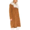 Orozco Access Hollywood 2026 Brown Sherpa Coat