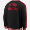 Ottawa Senators Full-Zip Fleece Black Track Jacket