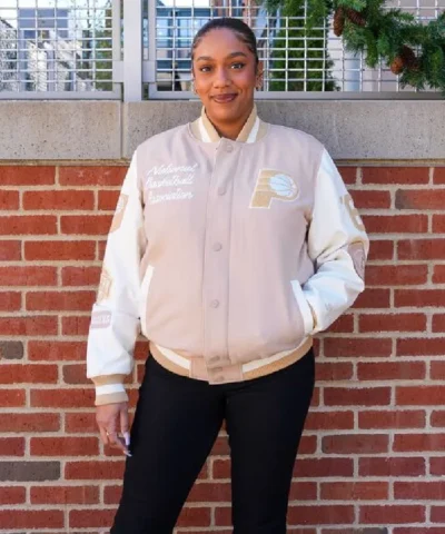 Pacers Starter Heavy Jersey Varsity Jacket