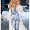 Paris Hilton NYC Long White Coat