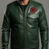 Patrick Stewart Avengers: Doomsday 2026 Professor Charles Xavier Green Leather Jacket