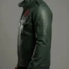 Patrick Stewart Avengers: Doomsday Professor Charles Xavier Green Leather Jacket