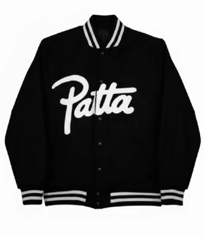 Patta Black Varsity Jacket