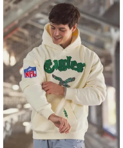 Philadelphia Eagles Cream Hoodie