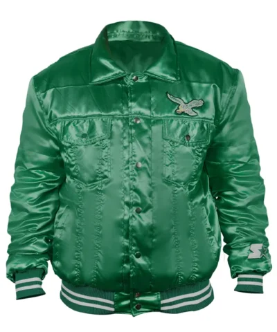 Philadelphia Eagles Silver Tab Trucker Jacket