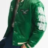 Philadelphia Eagles Green Varsity Bomber Jacket