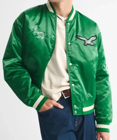 Philadelphia Eagles Varsity Bomber Jacket