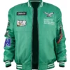 Philadelphia Eagles x Alpha Industries Green Bomber Jacket