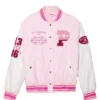 Pink x LoveShackFancy Varsity Jacket