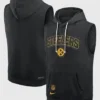 Pittsburgh Steelers Sideline Sleeveless Hoodie