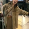 Ponies Emilia Clarke Shearling Jacket