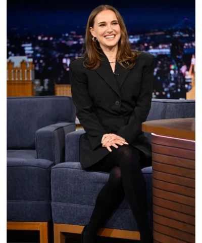 Portman tonight show Black Blazer