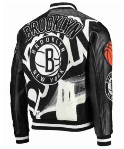 Pro Brooklyn Nets Black Jacket