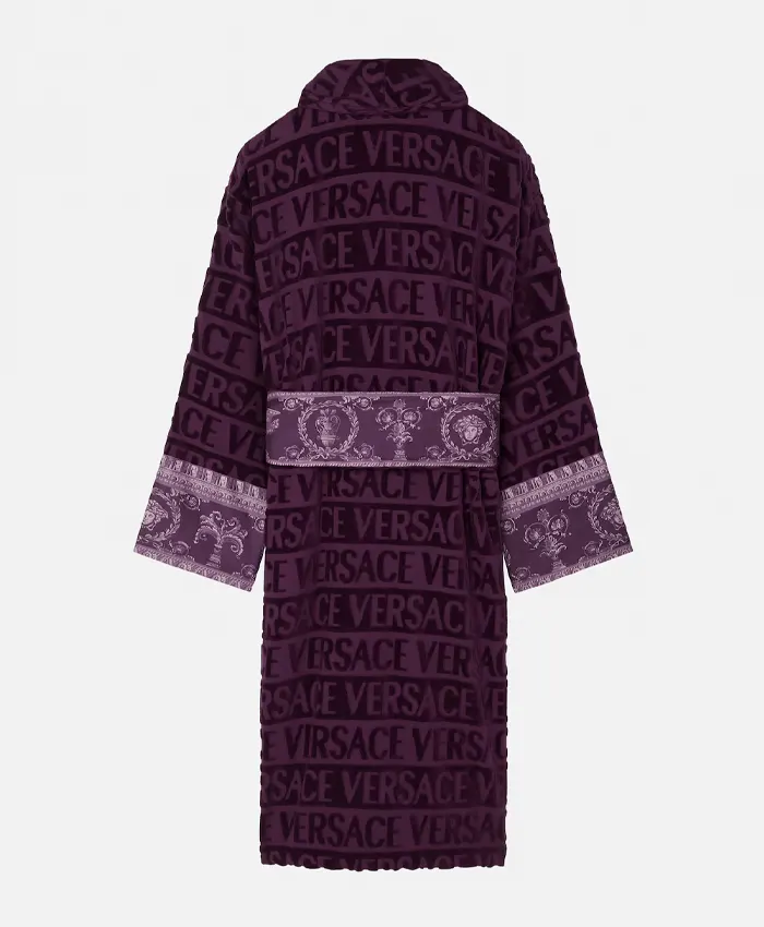Purple Versace Bath Robe