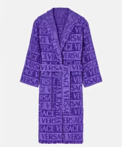 Purple Versace Robe