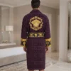 Purple Versace Robe Back
