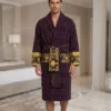 Purple Versace Robe Front