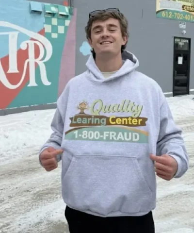 Quality Learing Center Grey Hoodie