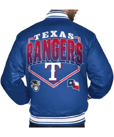Rangers Home Plate Printed Graphic Jacket