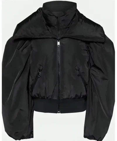 Alternative view of Camille Razat Emily In Paris Black Padded Jacket