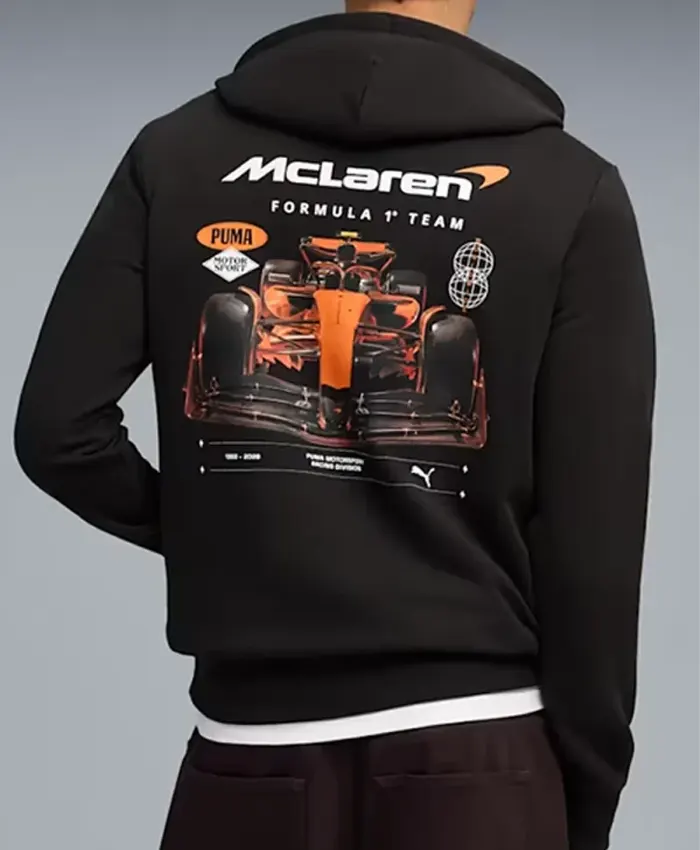 Recreation - McLaren Racing Graphic Black Hoodie