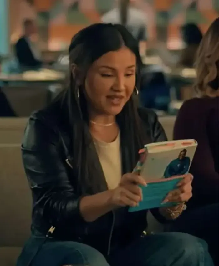 Annie Gonzalez Relationship Goals 2026 Black Biker Leather Jacket