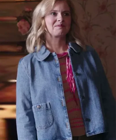 Rose McIver Ghosts S05 Samantha Blue Denim Jacket