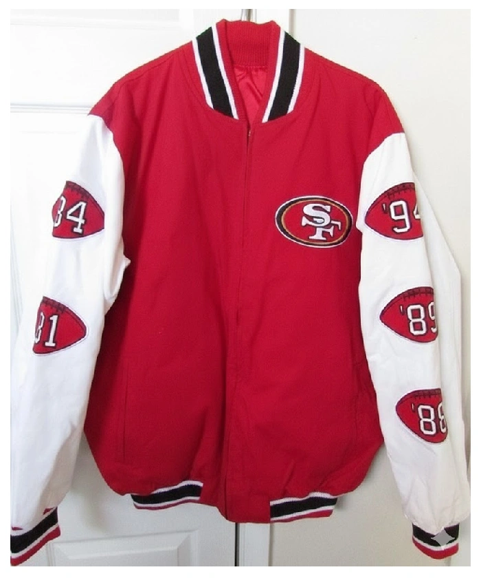 San Francisco 49ers 5 time Super Bowl Champs Jacket