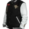 SF 49ers Nike Rivalries Varsity Leather Jacket