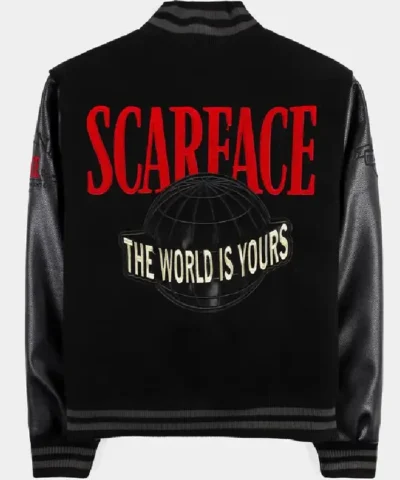 Alternative view of SP x Scarface TWIY Varsity Jacket